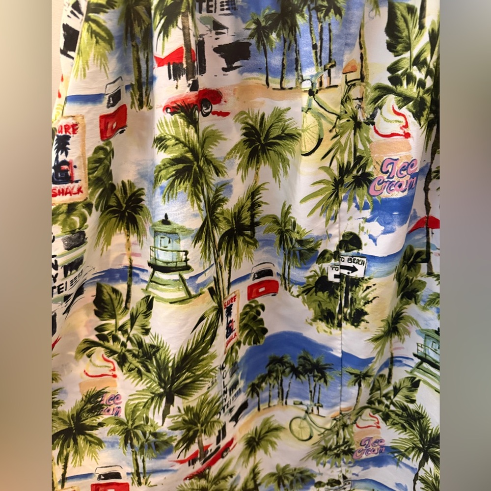 Tropical Print Skirt - Picture 5 of 5